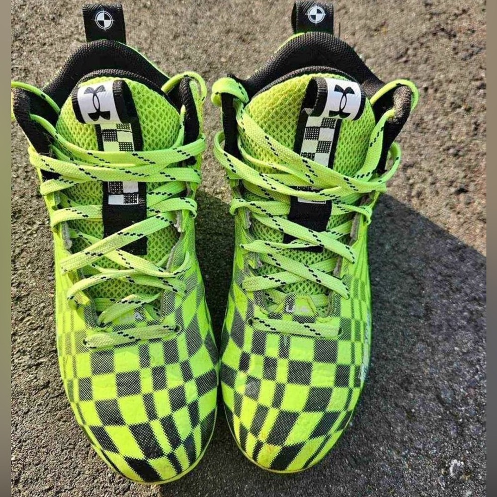 Under Armour football cleats. Youth size 2
